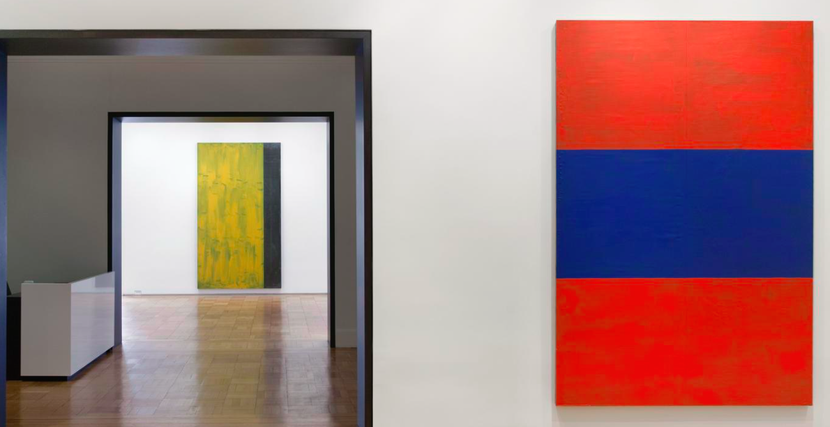 Günther Förg, Lead Paintings at Skarstedt, photo 4