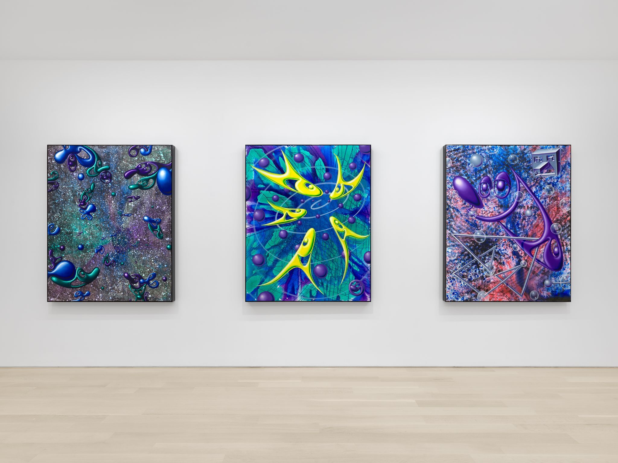 Kenny Scharf, Dystopian Painting at Almine Rech, photo 7