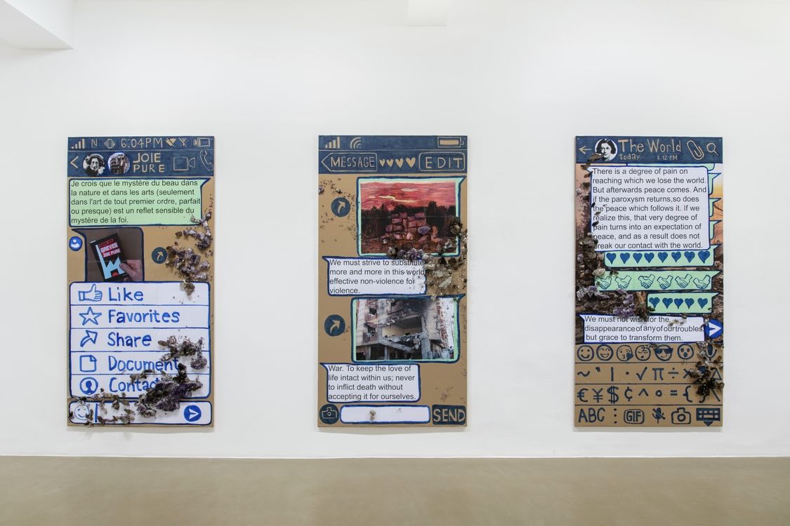 Thomas Hirschhorn, Eternal Ruins at Chantal Crousel, photo 2