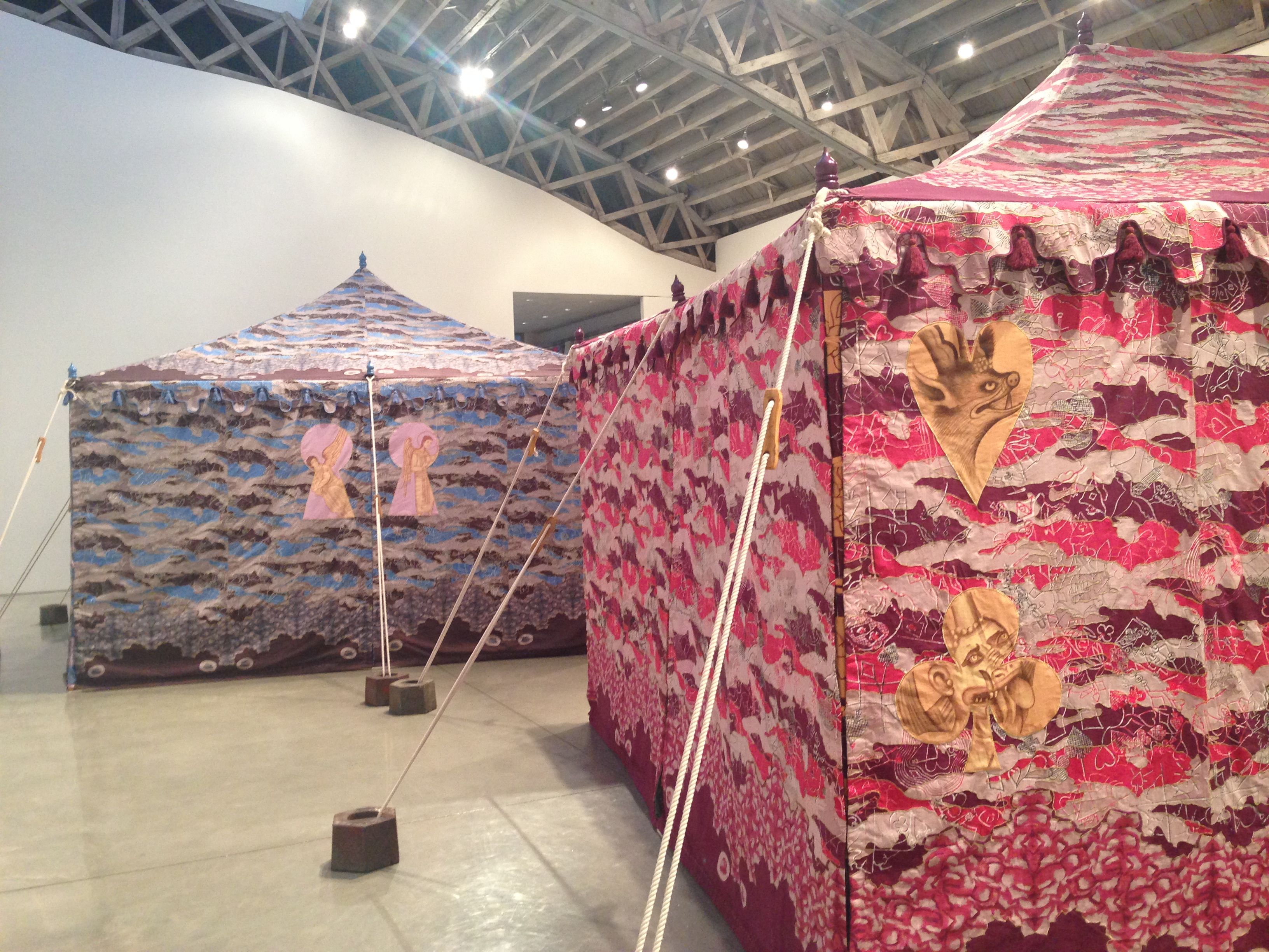 Francesco Clemente, Two Tents at Mary Boone, photo 4
