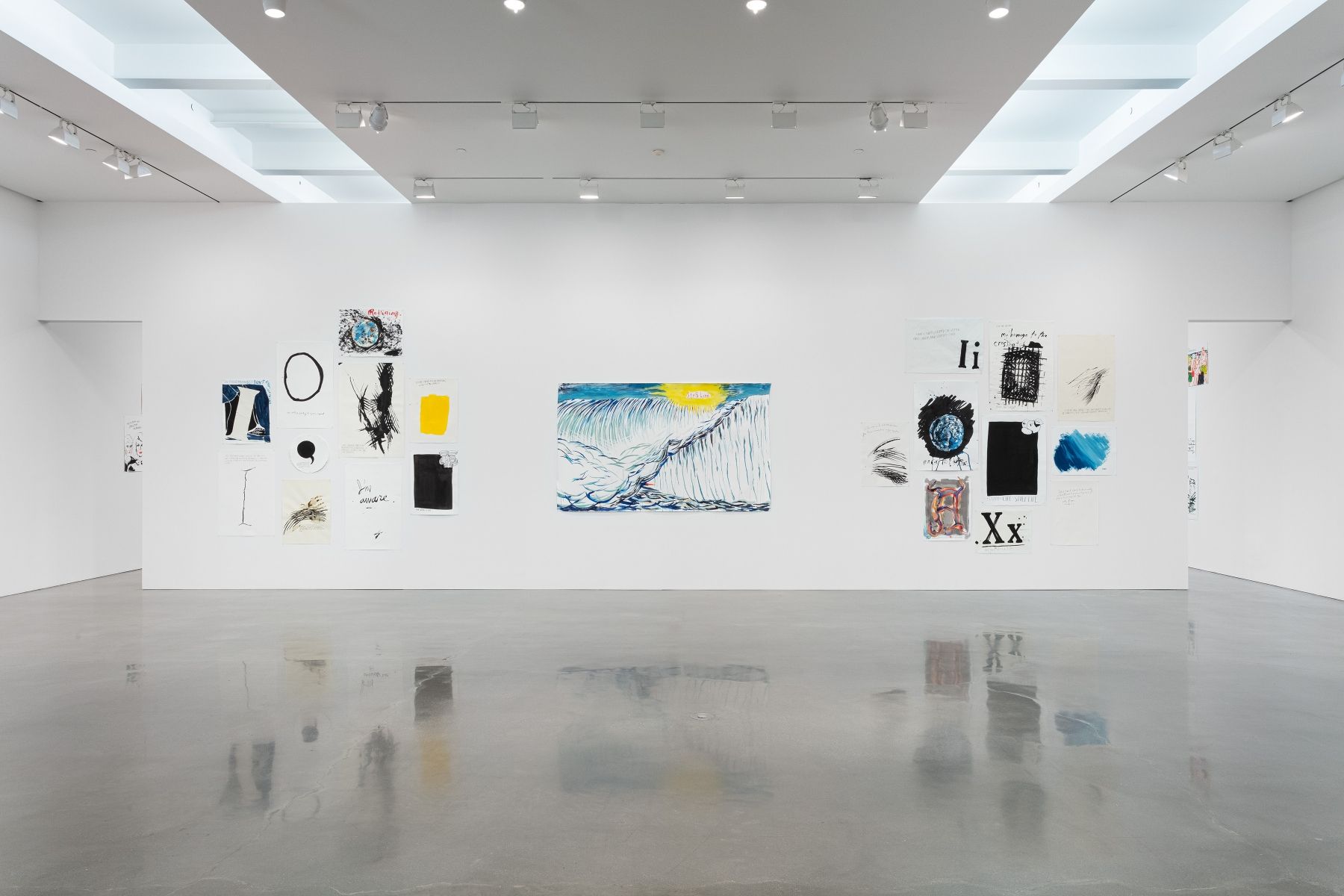 Raymond Pettibon, Pacific Ocean Pop at Regen Projects, photo 8
