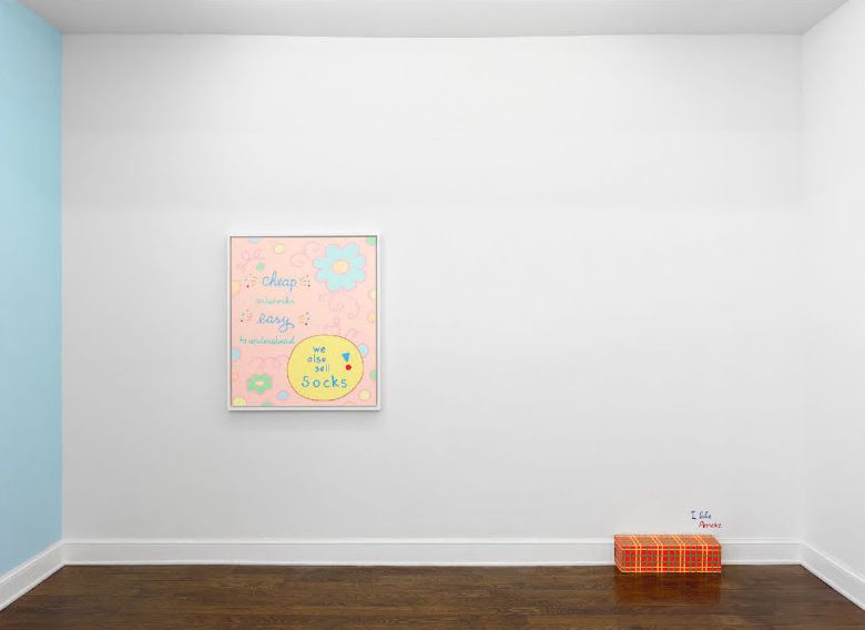 Lily van der Stokker & Nicole Eisenman, Flowers for Frat Guys at Leo Koenig Inc., photo 2