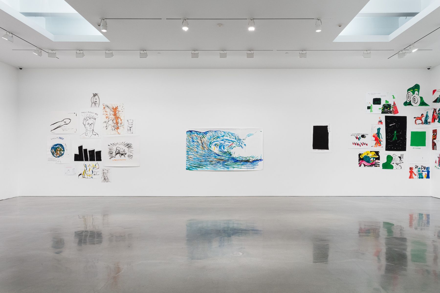 Raymond Pettibon, Pacific Ocean Pop at Regen Projects, photo 2