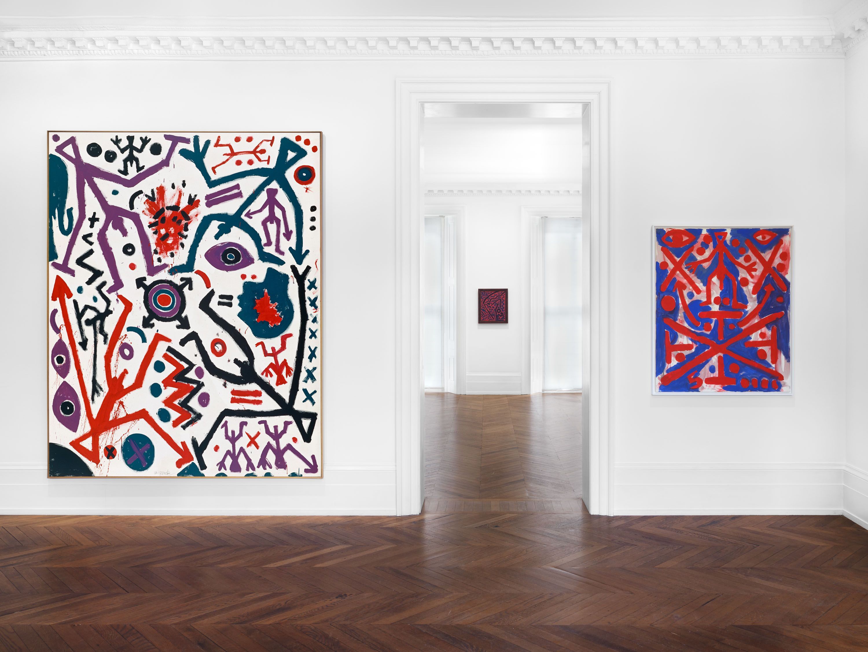 A.R. Penck, Systems: Felt Works and Paintings at Michael Werner, photo 4