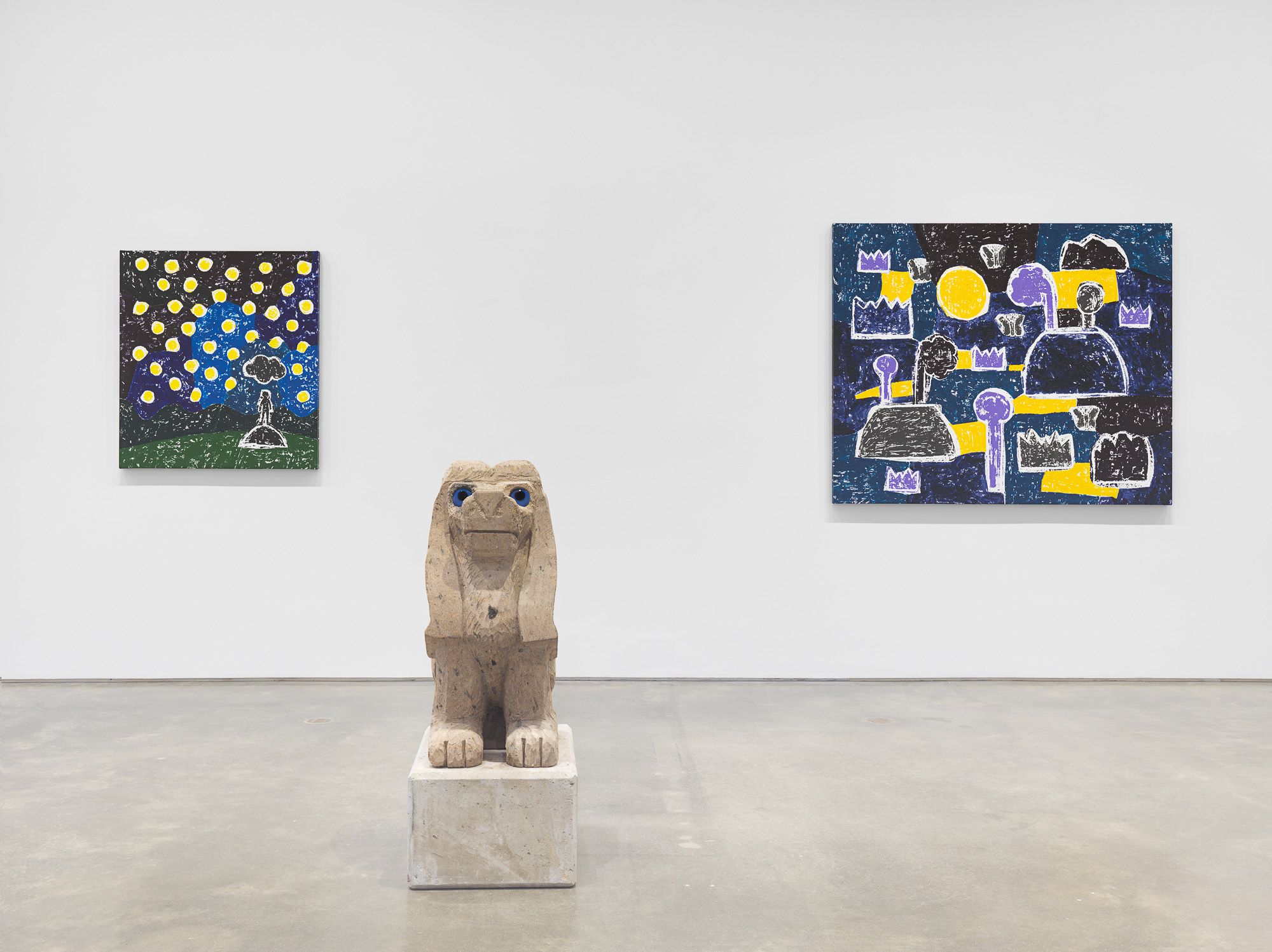 Olaf Breuning, Rain at Metro Pictures, photo 3