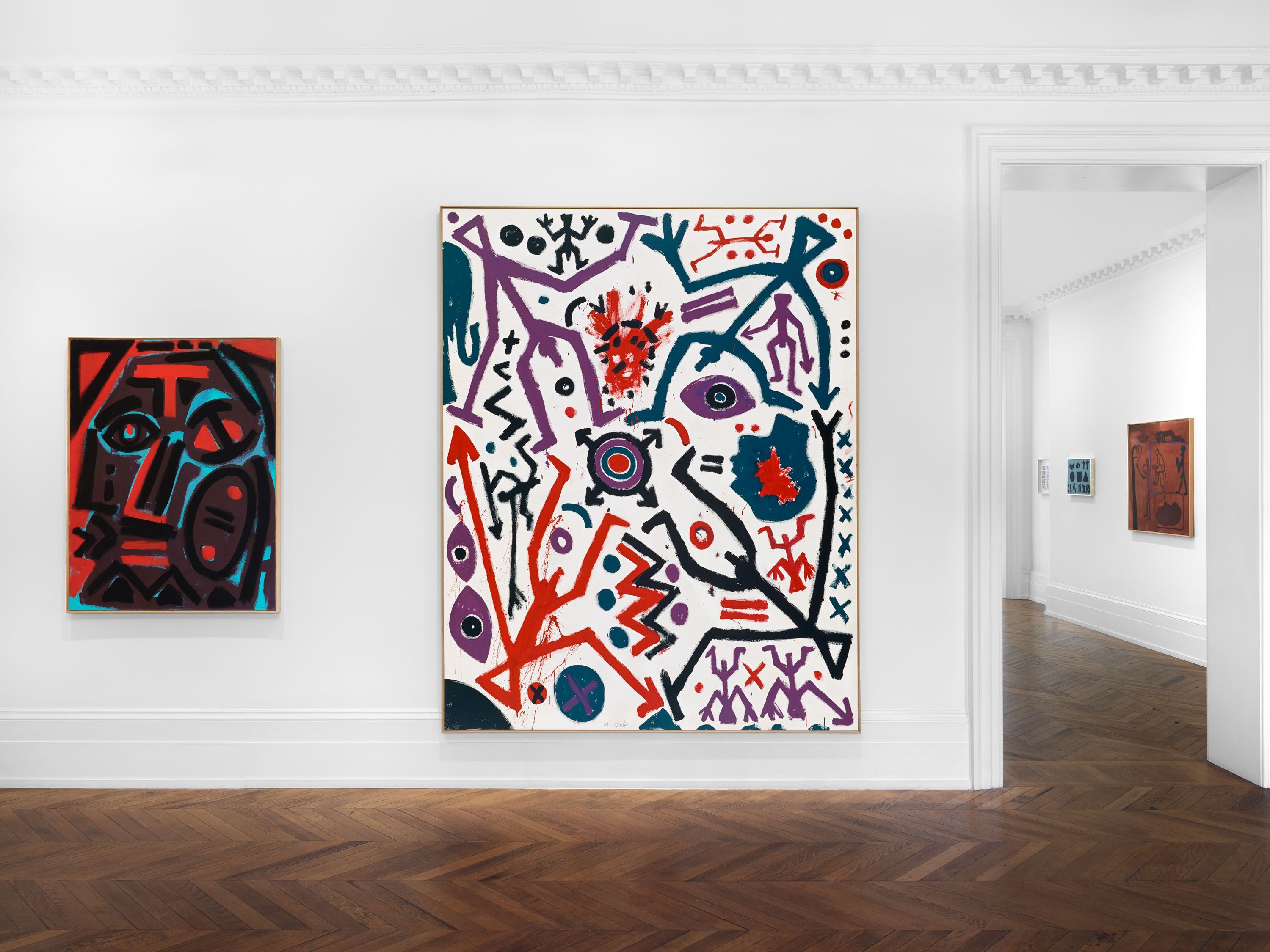 A.R. Penck, Systems: Felt Works and Paintings at Michael Werner, photo 3