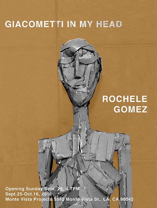 Rochele Gomez, Giacometti In My Head at Monte Vista Projects, photo 2