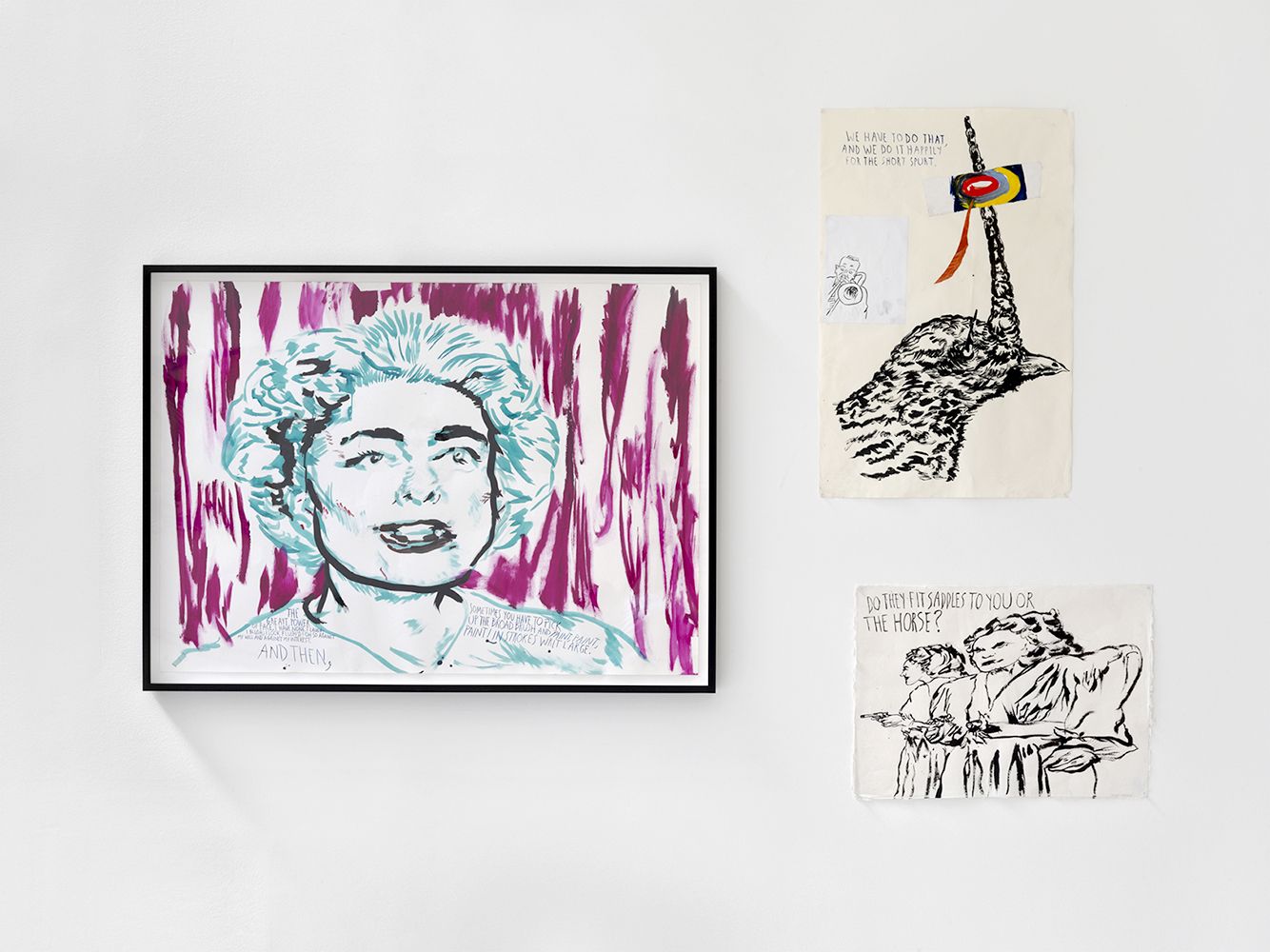 Raymond Pettibon, Bakersfield to Barstow to Cucamonga to Hollywooyd at Sadie Coles, photo 8