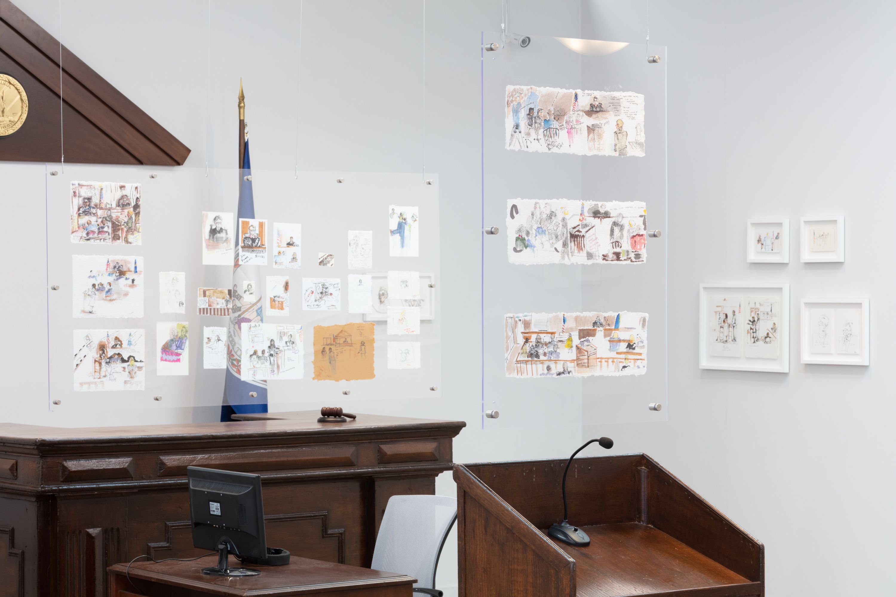 Isabelle Brourman, Virginia is for Lovers: The Official Courtroom Drawings from Depp v. Heard at Murmurs, photo 8