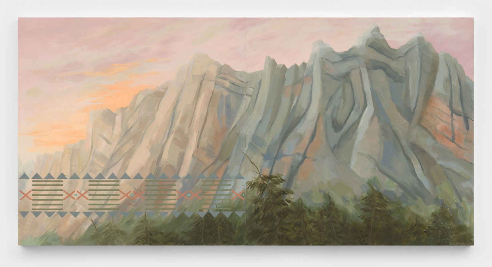 Kay WalkingStick, Mountains/Canyons/Clouds at Hales, photo 2