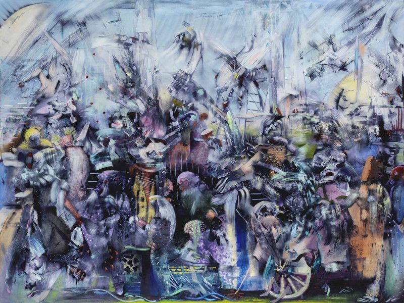 Ali Banisadr, These Specks of Dust at Kasmin, photo 3