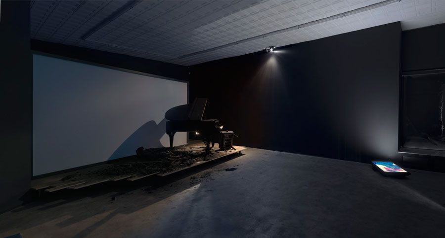 Douglas Gordon, Phantom at Gagosian, photo 2