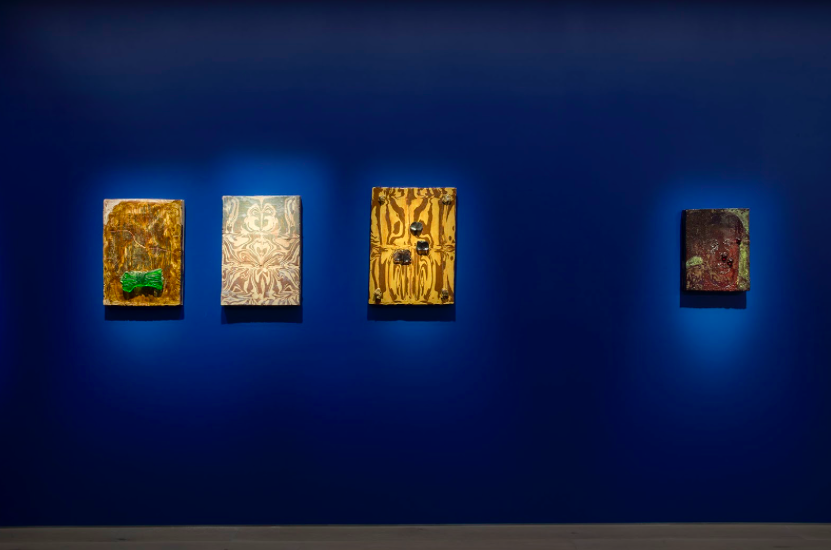 Johan Creten, Alfred Paintings at Perrotin, photo 5