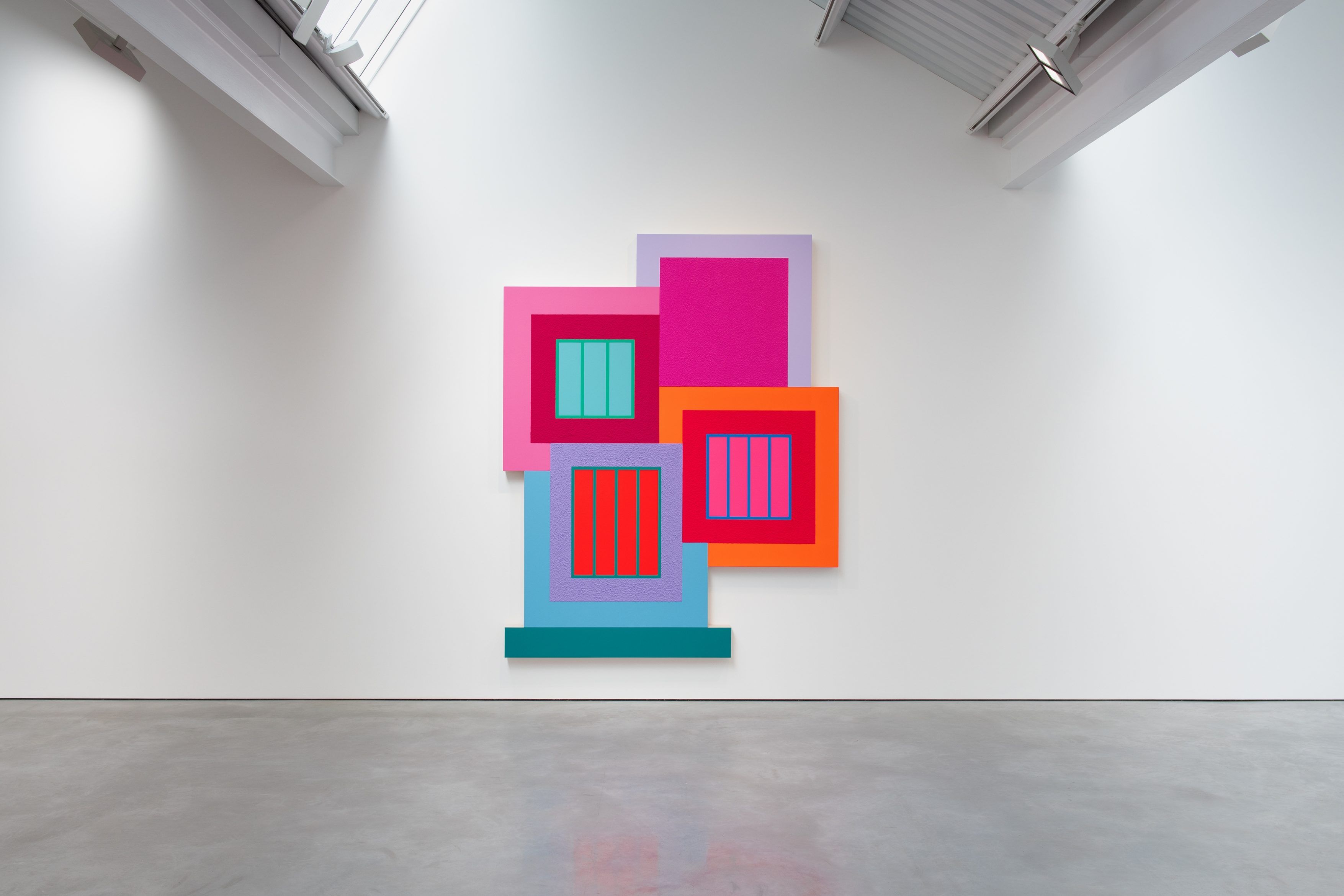 Peter Halley, New Paintings at Modern Art, photo 5