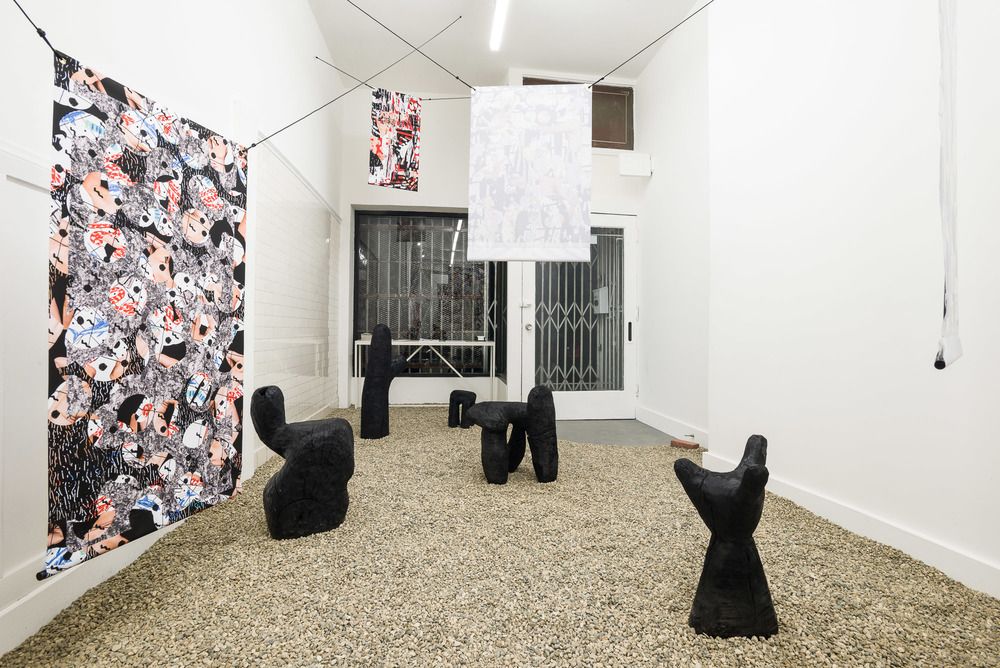 Lindsay Preston Zappas and John Zane Zappas, Some Posters and Chairs at Vacancy, photo 3