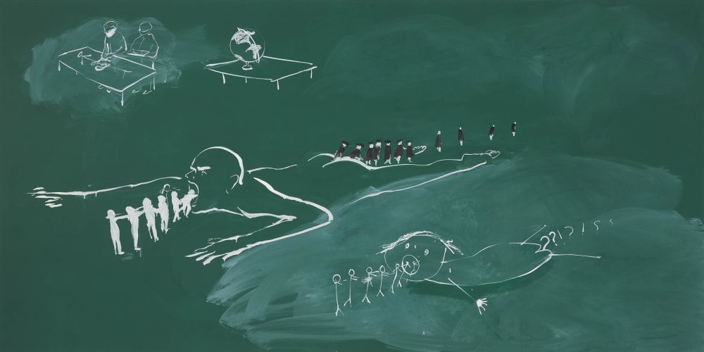 Tala Madani, Chalk Mark at Pilar Corrias, photo 2