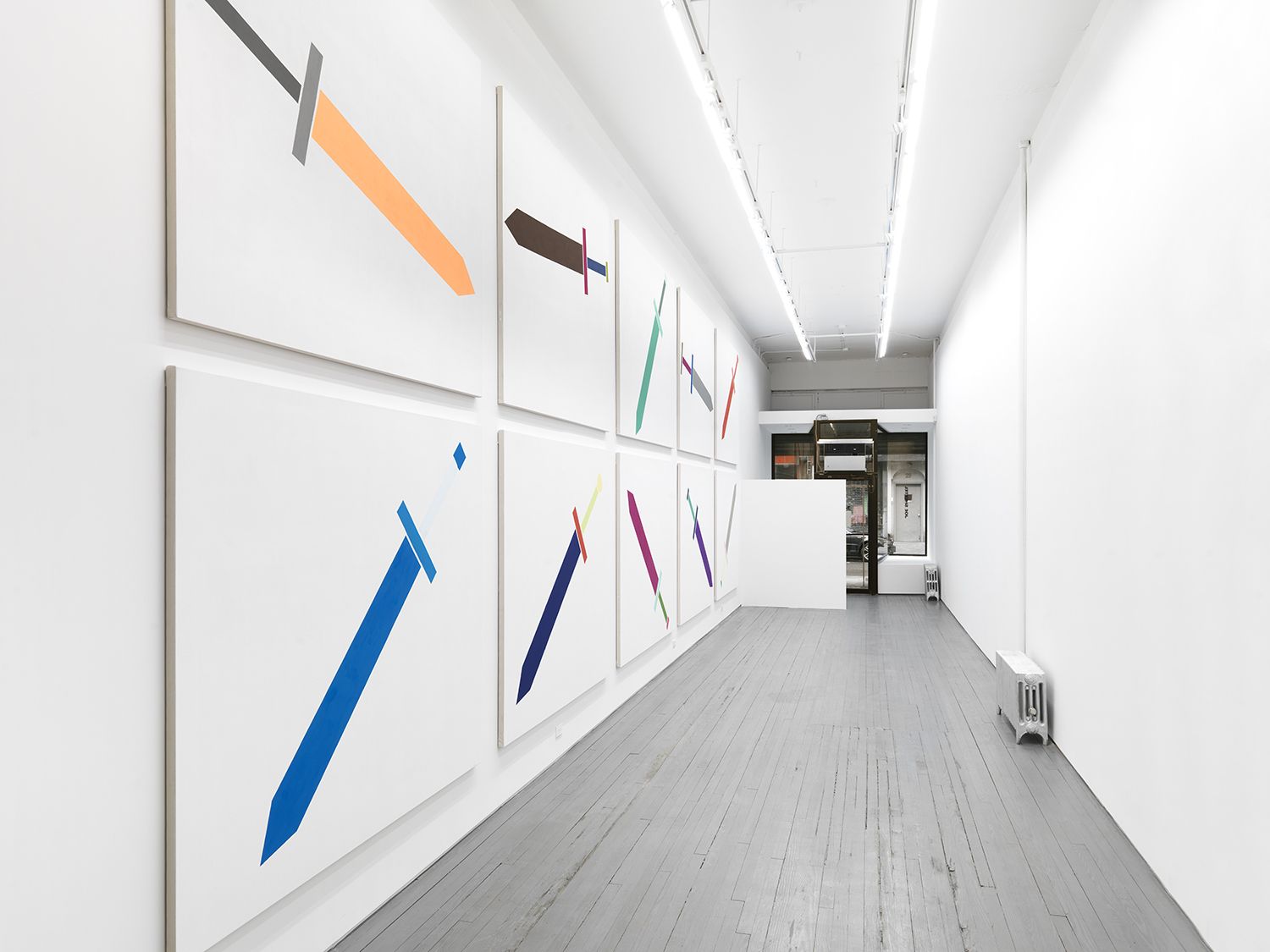 Andrew Gbur, The Sword Paintings at Joe Sheftel Gallery, photo 5