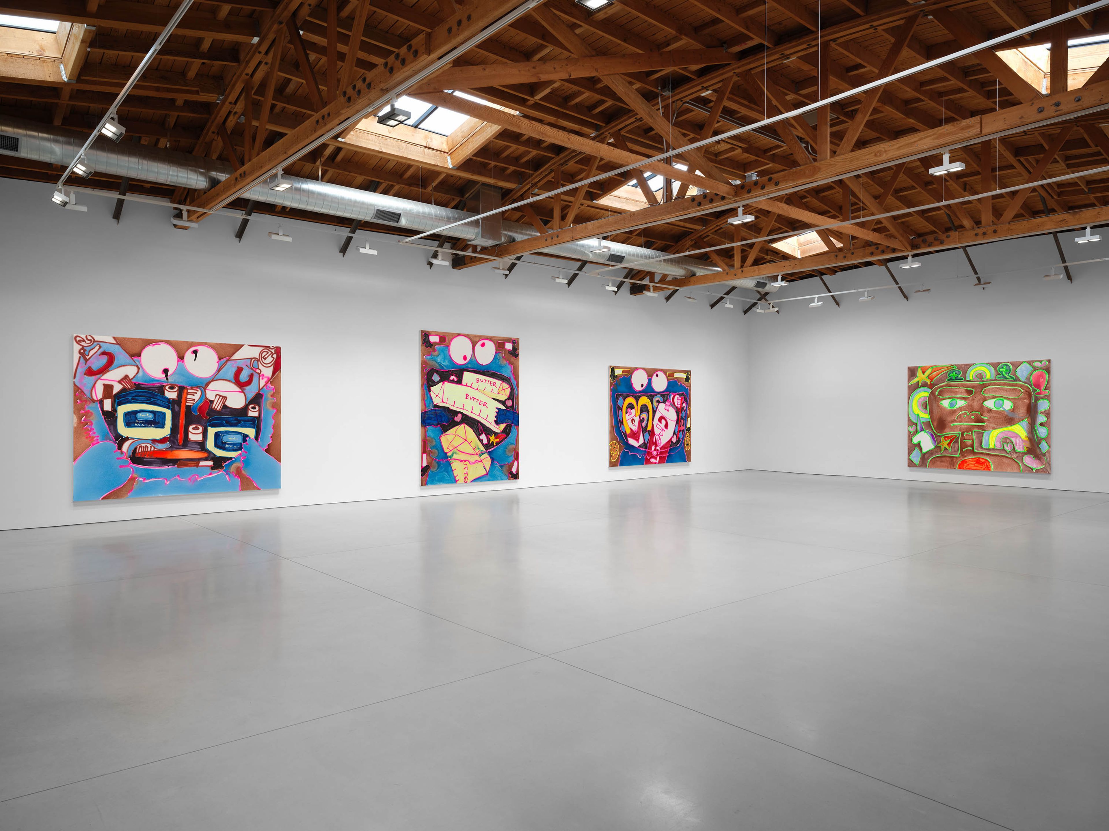 Katherine Bernhardt, Sidewalk Chalk at David Zwirner, photo 3