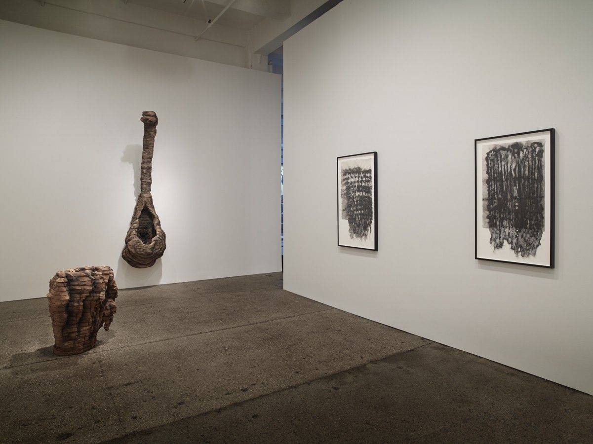 Ursula von Rydingsvard, Permeated Shield at Lelong & Co, photo 7