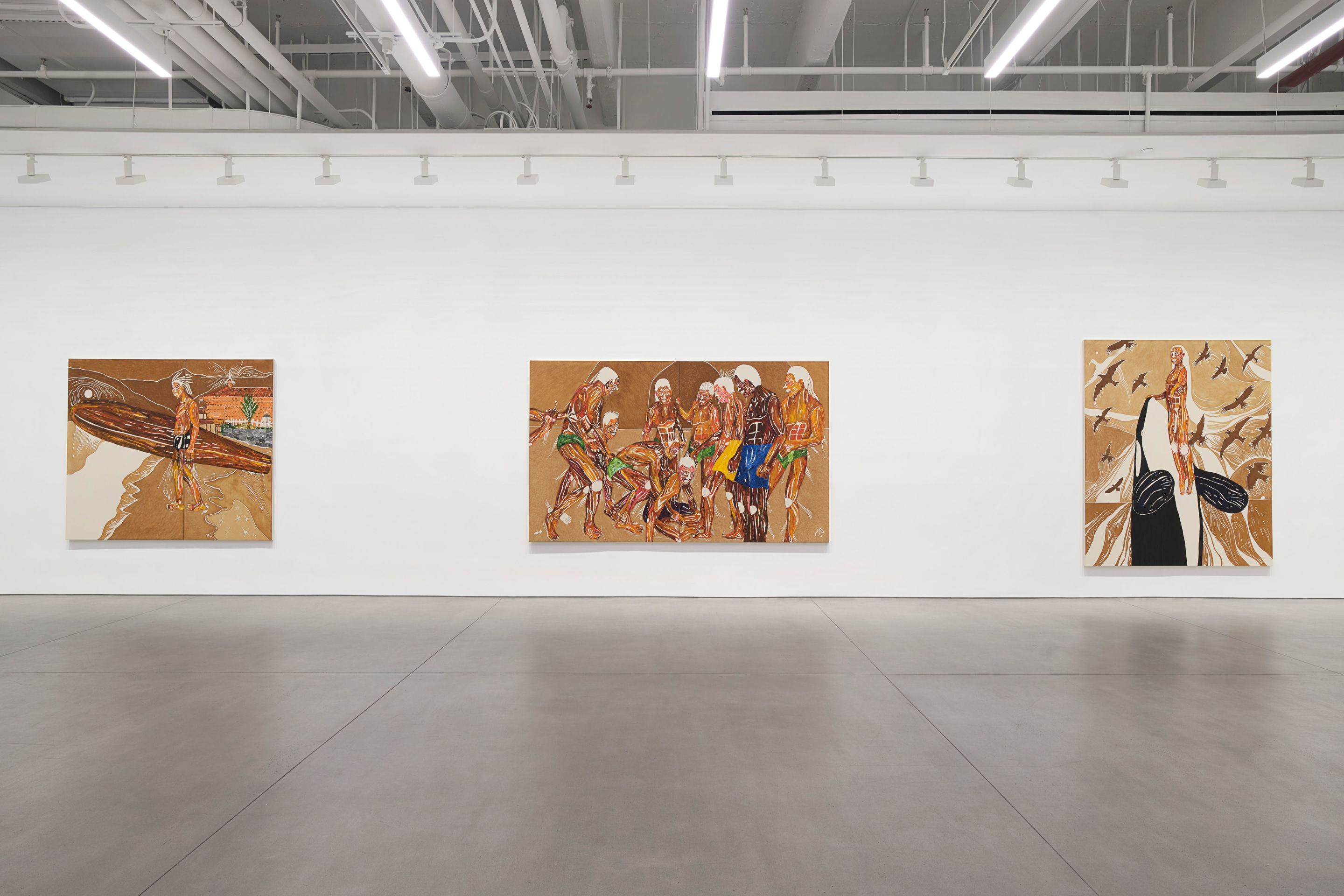 Chase Hall, The Bathers at David Kordansky Gallery, photo 3