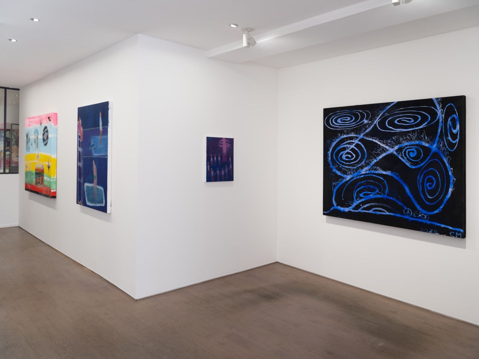 Katherine Bradford & Chris Martin, Saturn Swimmers at Brigitte Mulholland, photo 2