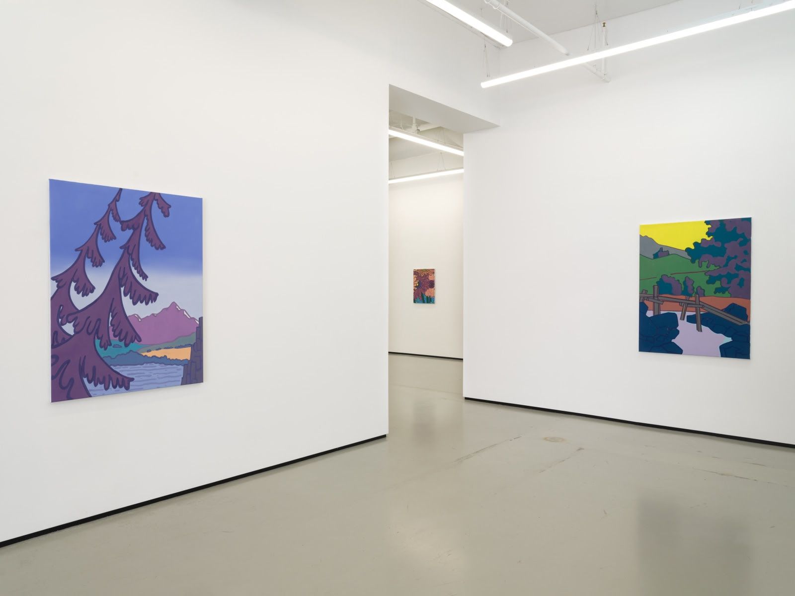 Hubert Schmalix, Flower, Figure, Landscape at Philip Martin Gallery, photo 3
