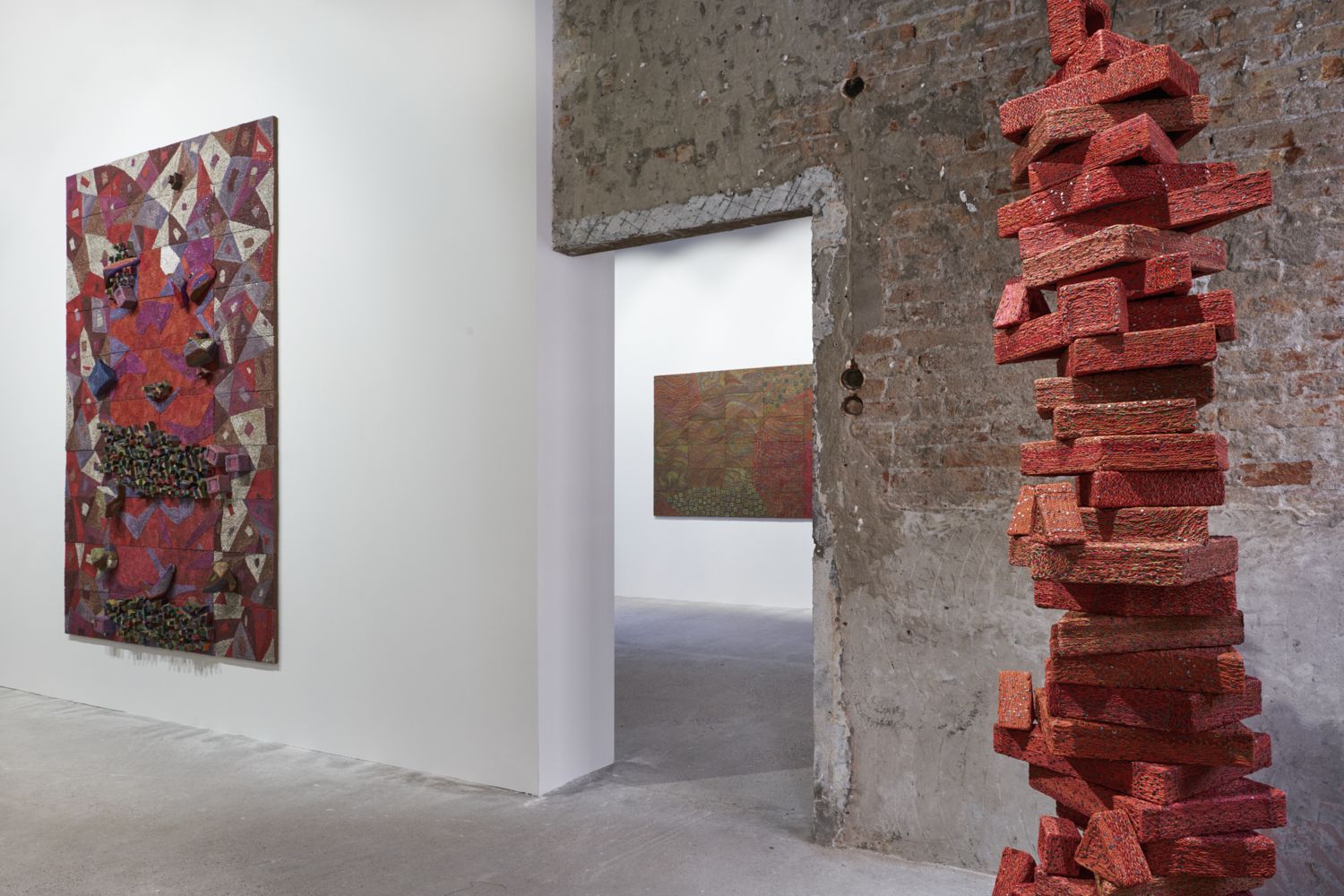 Elias Sime, Dichotomy ፊት አና ጀርባ jerba at Tanarte, photo 3