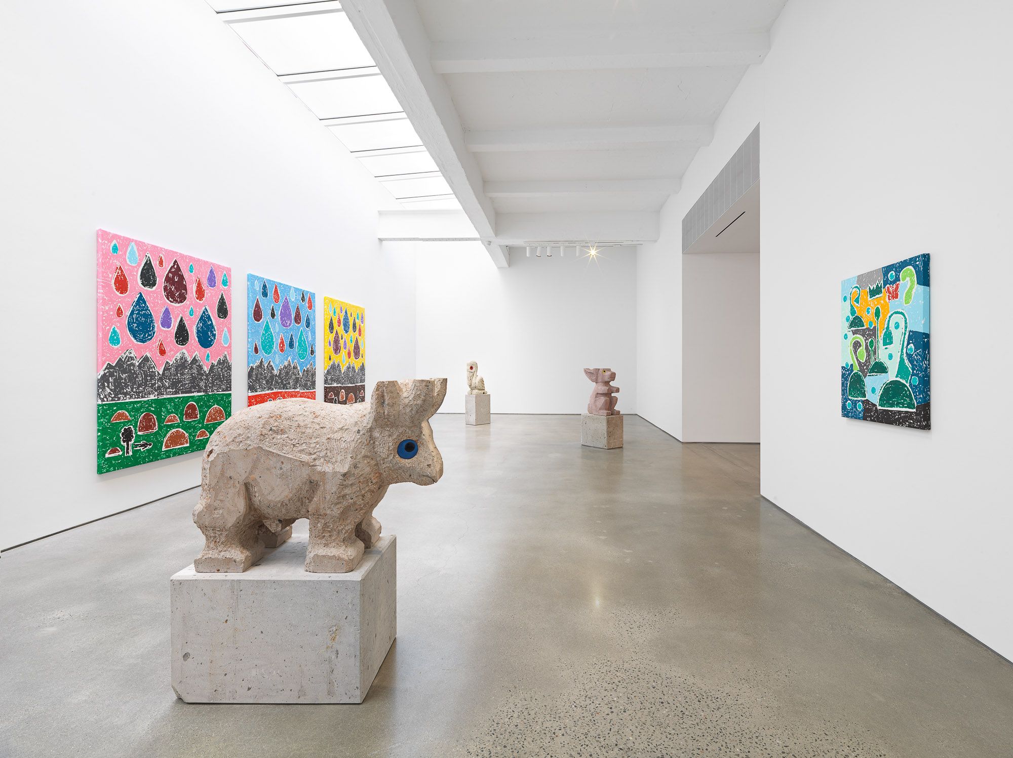 Olaf Breuning, Rain at Metro Pictures, photo 6