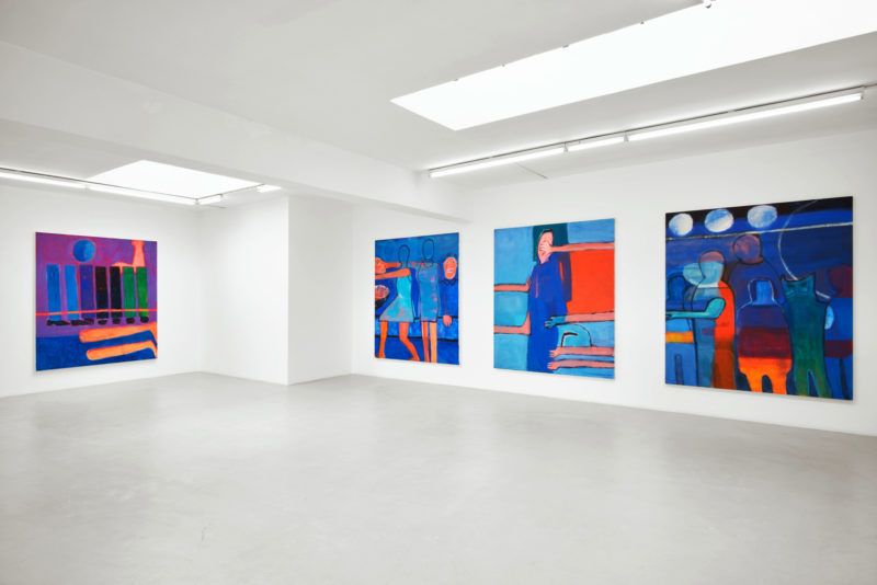Katherine Bradford, Legs and Stripes at Campoli Presti, photo 3