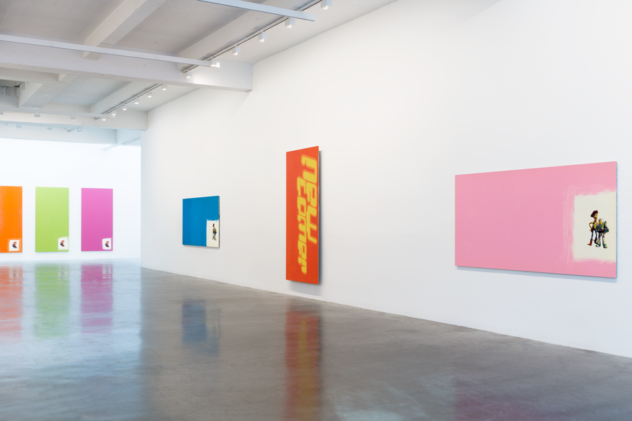 Michel Majerus, Aluminum Paintings at Matthew Marks, photo 4