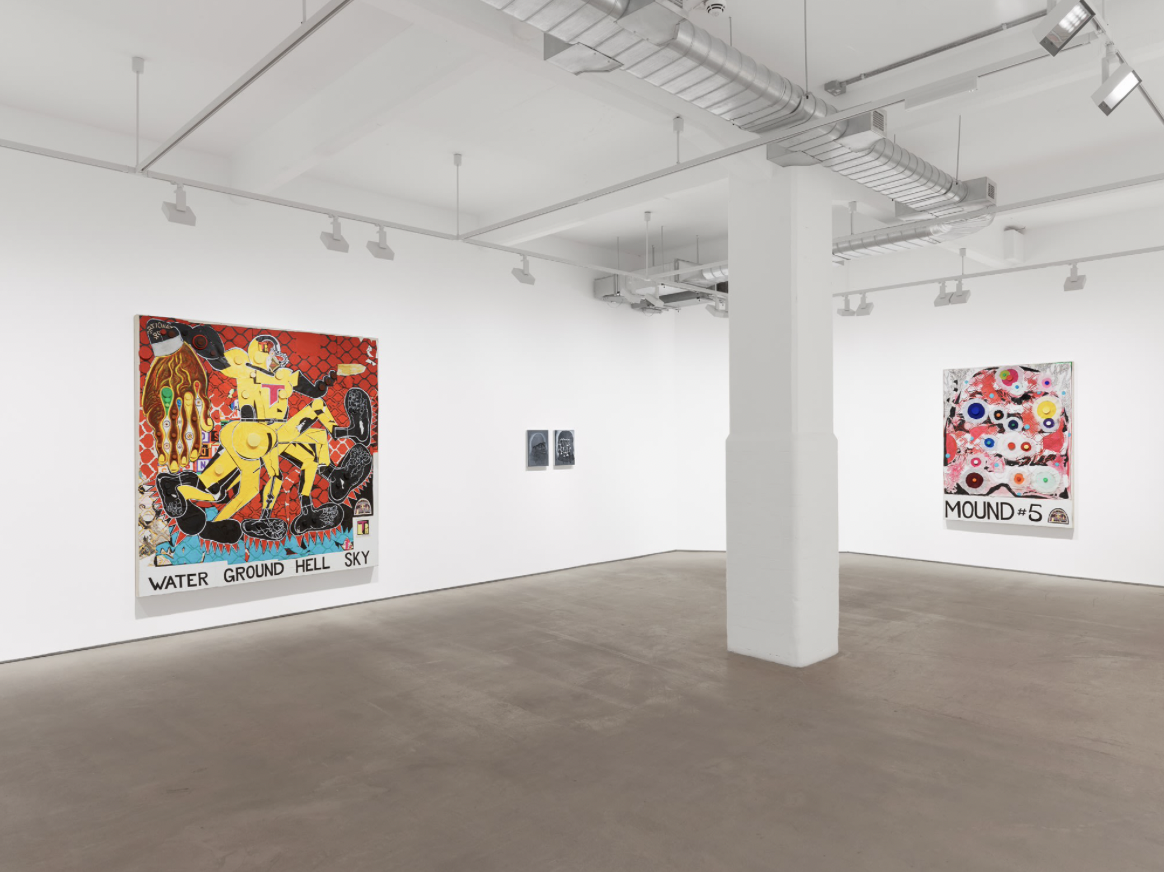 Trenton Doyle Hancock, Water Ground Hell Sky at Hales, photo 9