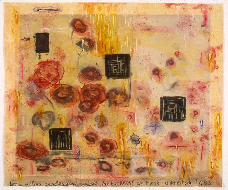 Joan Snyder, Six Chants and One Altar at Anders Wahlstedt Fine Art, photo 6