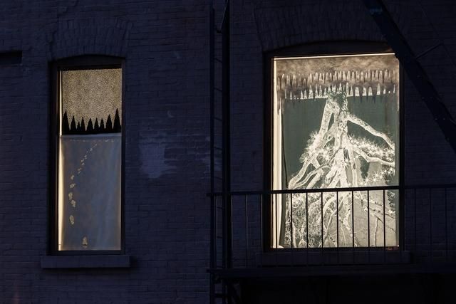 Leigh Tarentino, The Night Hours (Window Installation) at Mixed Greens, photo 5