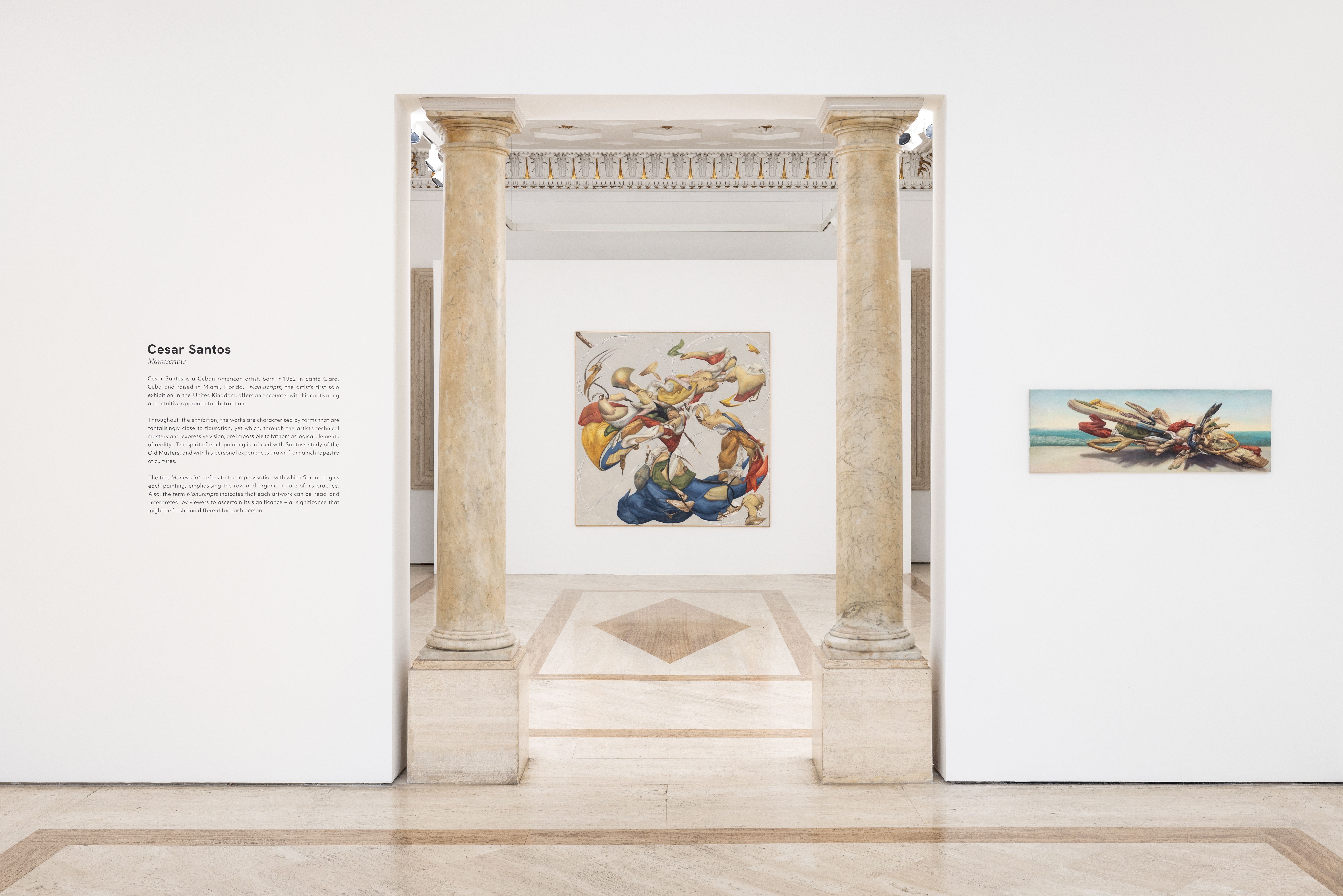 Cesar Santos, Manuscripts at Robilant+Voena, photo 5