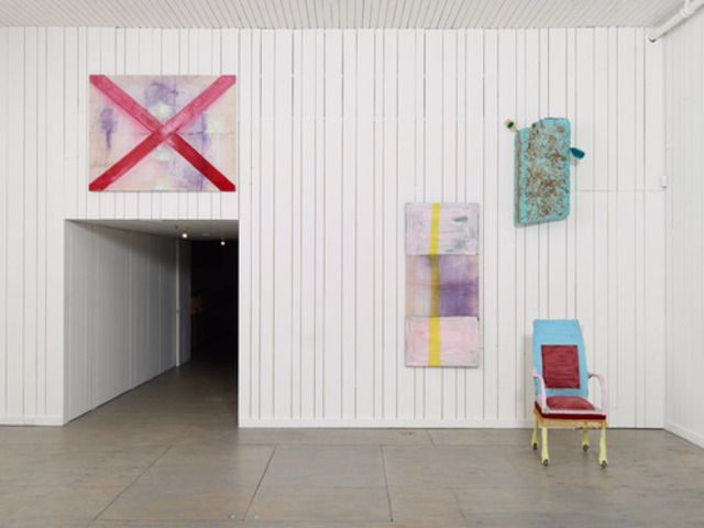 Julian Schnabel, Flag Painting at Karma, photo 6