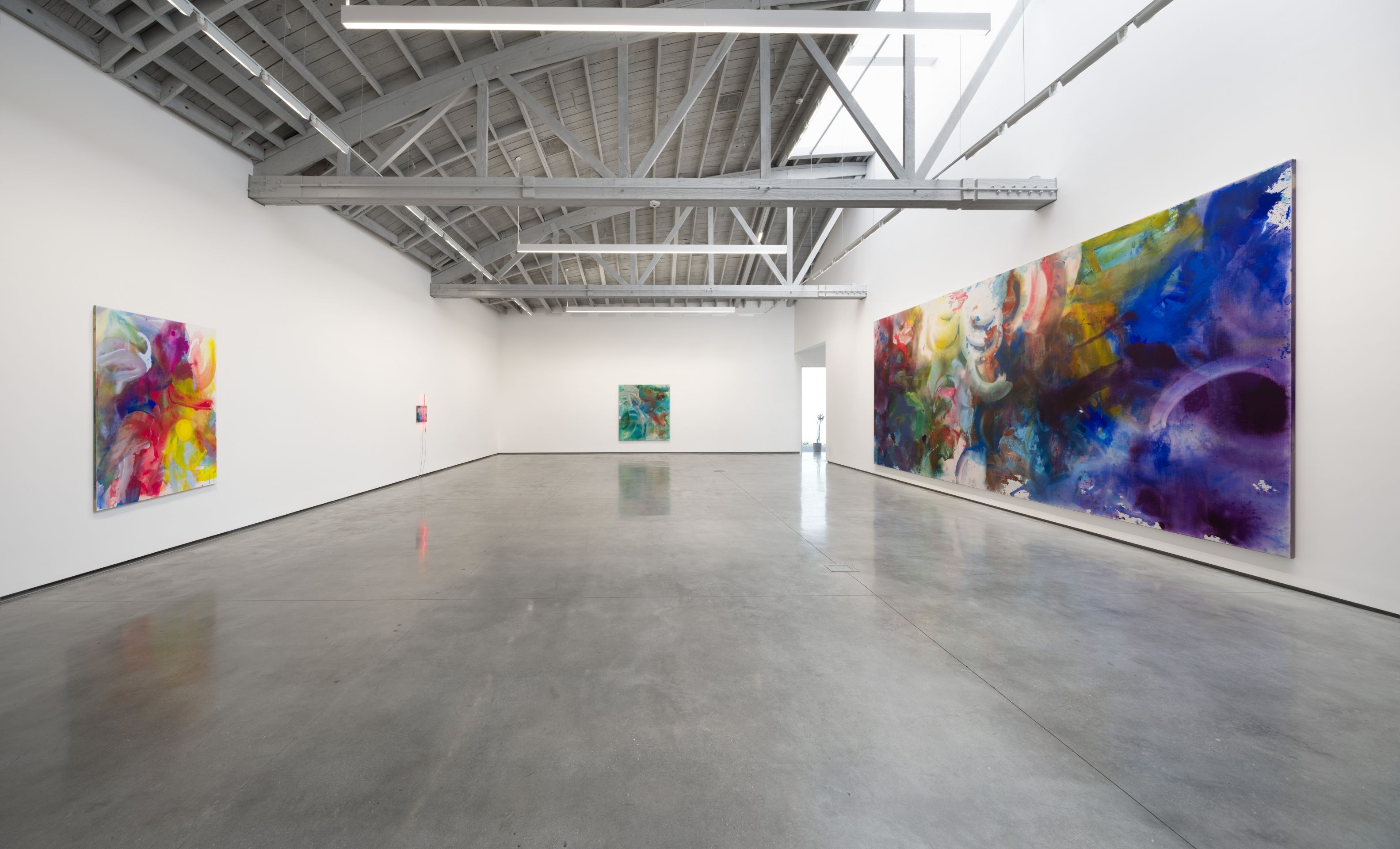 Mary Weatherford, Mountains Mud Prisms Air at David Kordansky Gallery, photo 6