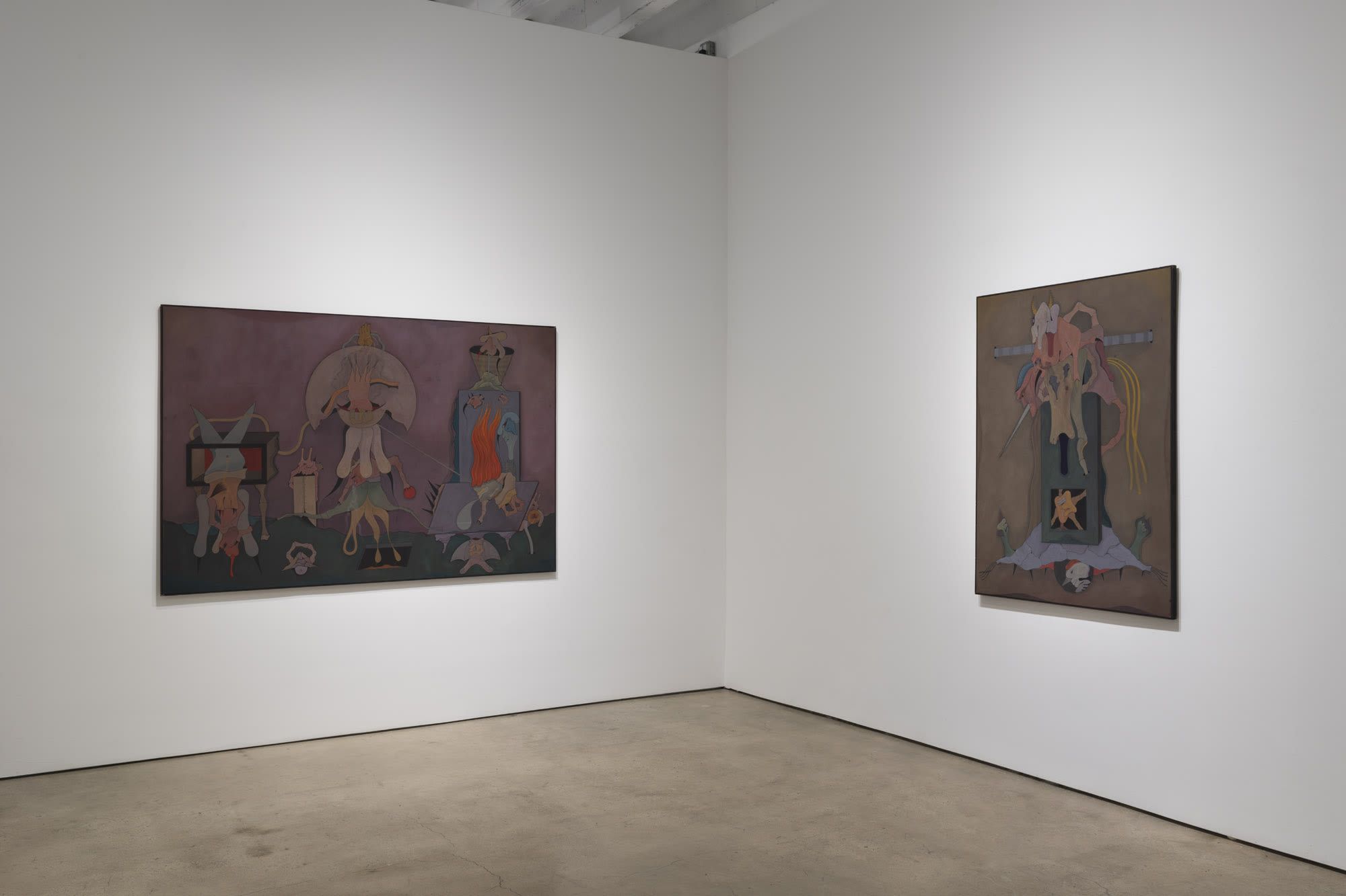 Jorge Camacho, Five Paintings at Dusk at François Ghebaly, photo 5