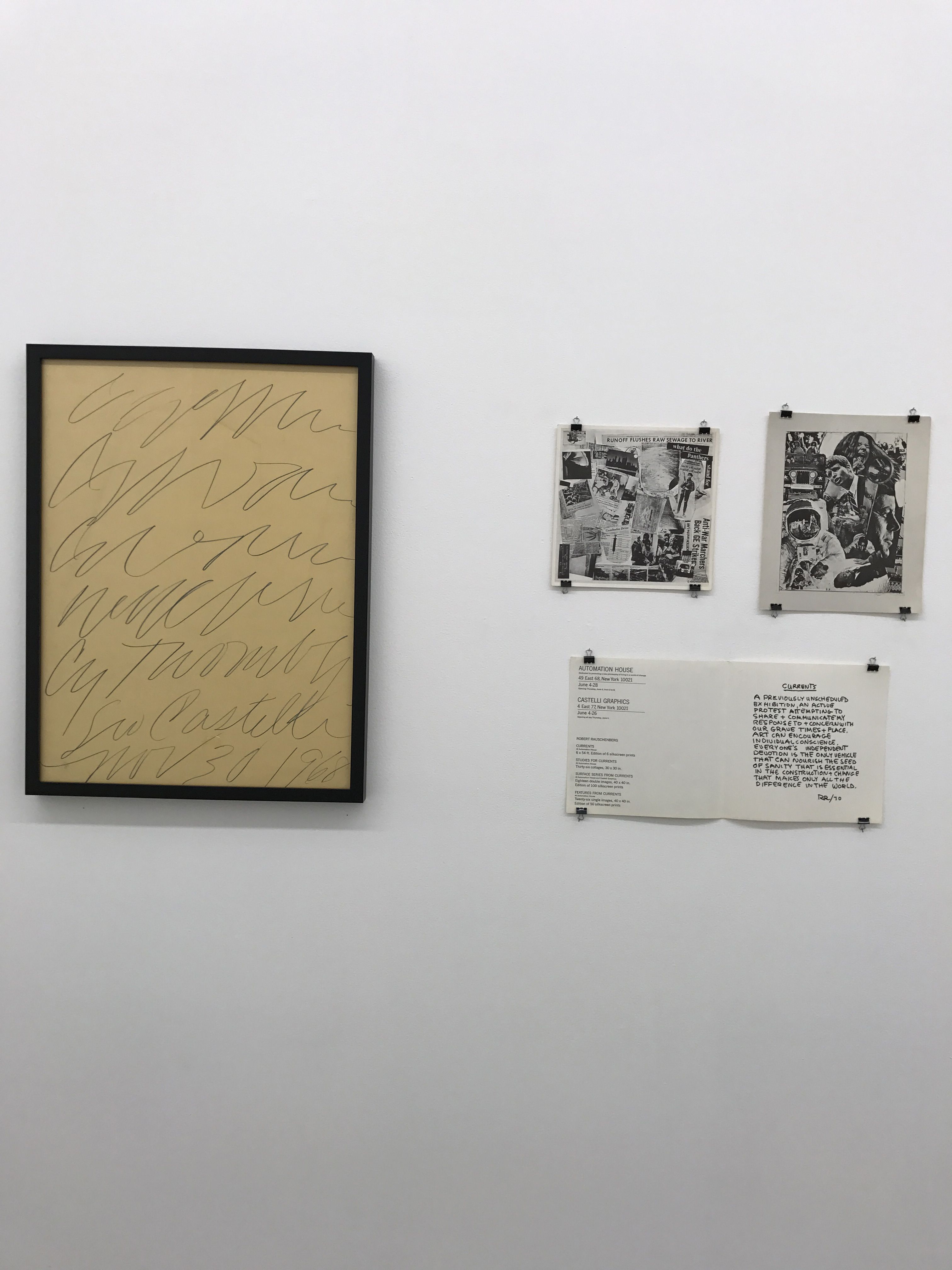 Robert Rauschenberg, Early Networks at Alden Projects, photo 5