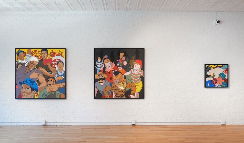 Roger Shimomura, All American at Cristin Tierney, photo 2
