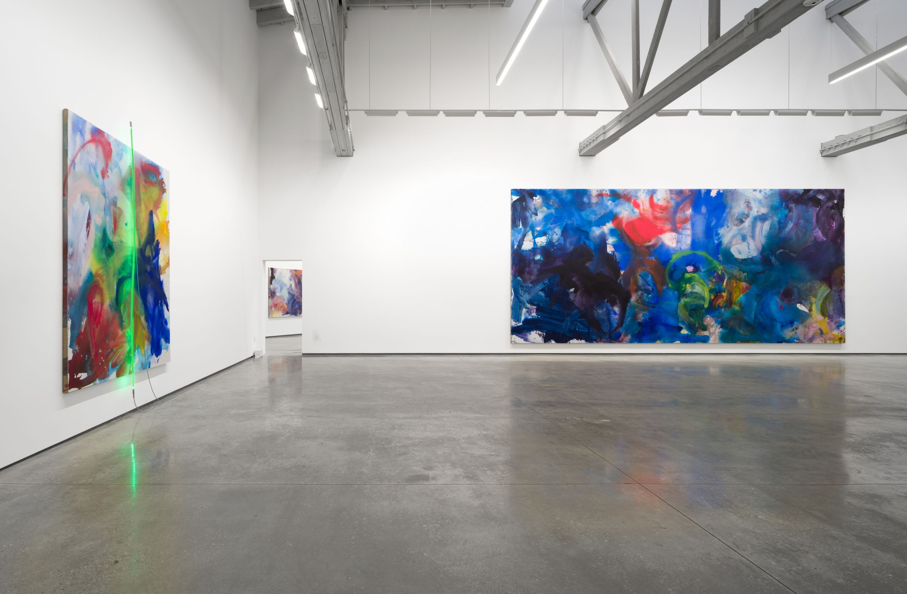 Mary Weatherford, Mountains Mud Prisms Air at David Kordansky Gallery, photo 10