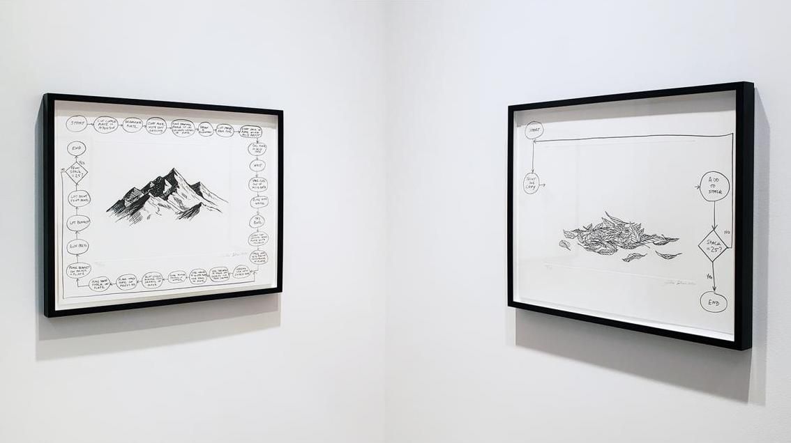 Analia Saban, Point to Line to Object to Stack at Gemini G.E.L. at Joni Moisant Weyl, photo 2