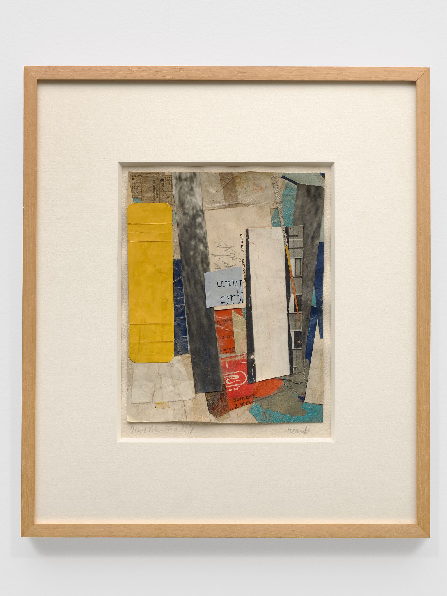 Kurt Schwitters, A Selection of Collages at Nahmad Contemporary, photo 9