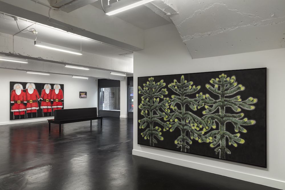 Andrew Sim, Four Rainbows, Three Werewolves, Four Trees, Four Santas & Five Horses (One With Wings) at Beyond The Modern Institute, photo 5
