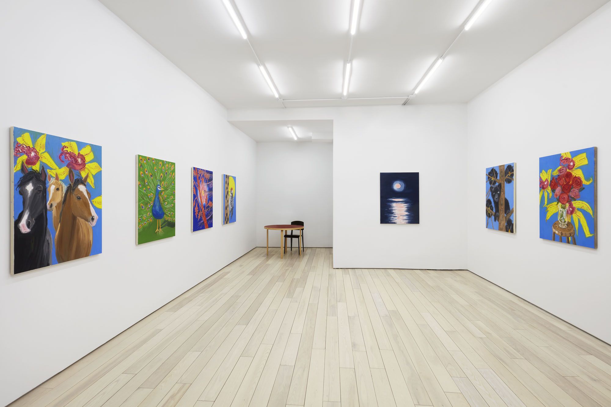 Ann Craven, Animals Birds Flowers Moons at Karma, photo 5