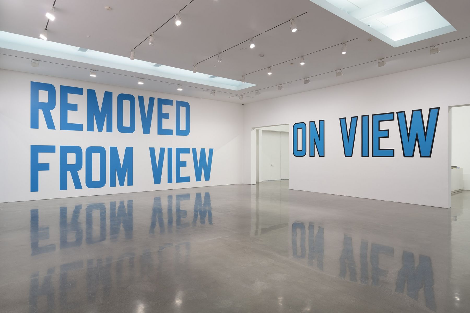Lawrence Weiner, ON VIEW at Regen Projects, photo 7
