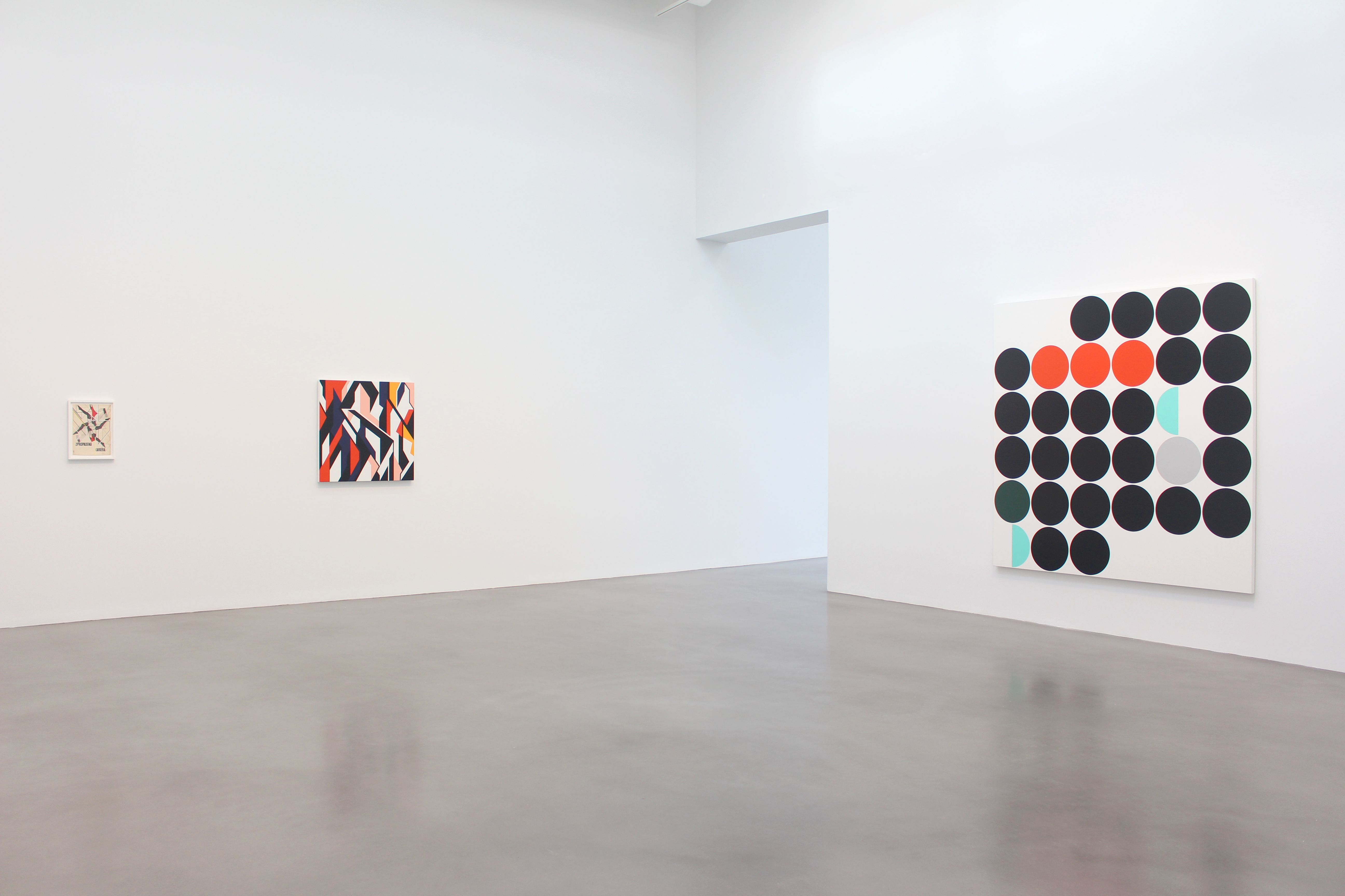 Sarah Morris, Finite and Infinite Games at Petzel, photo 4