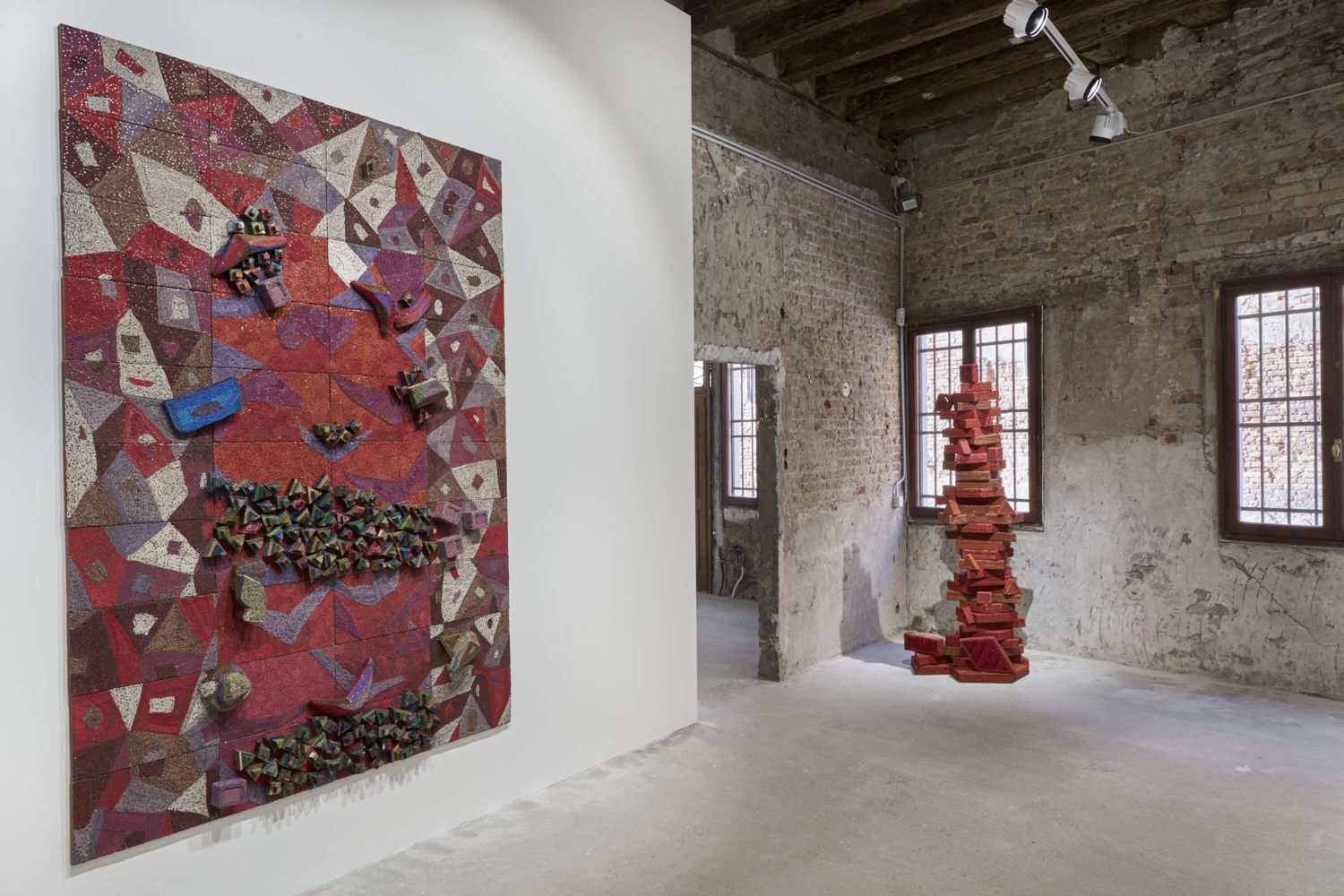 Elias Sime, Dichotomy ፊት አና ጀርባ jerba at Tanarte, photo 4