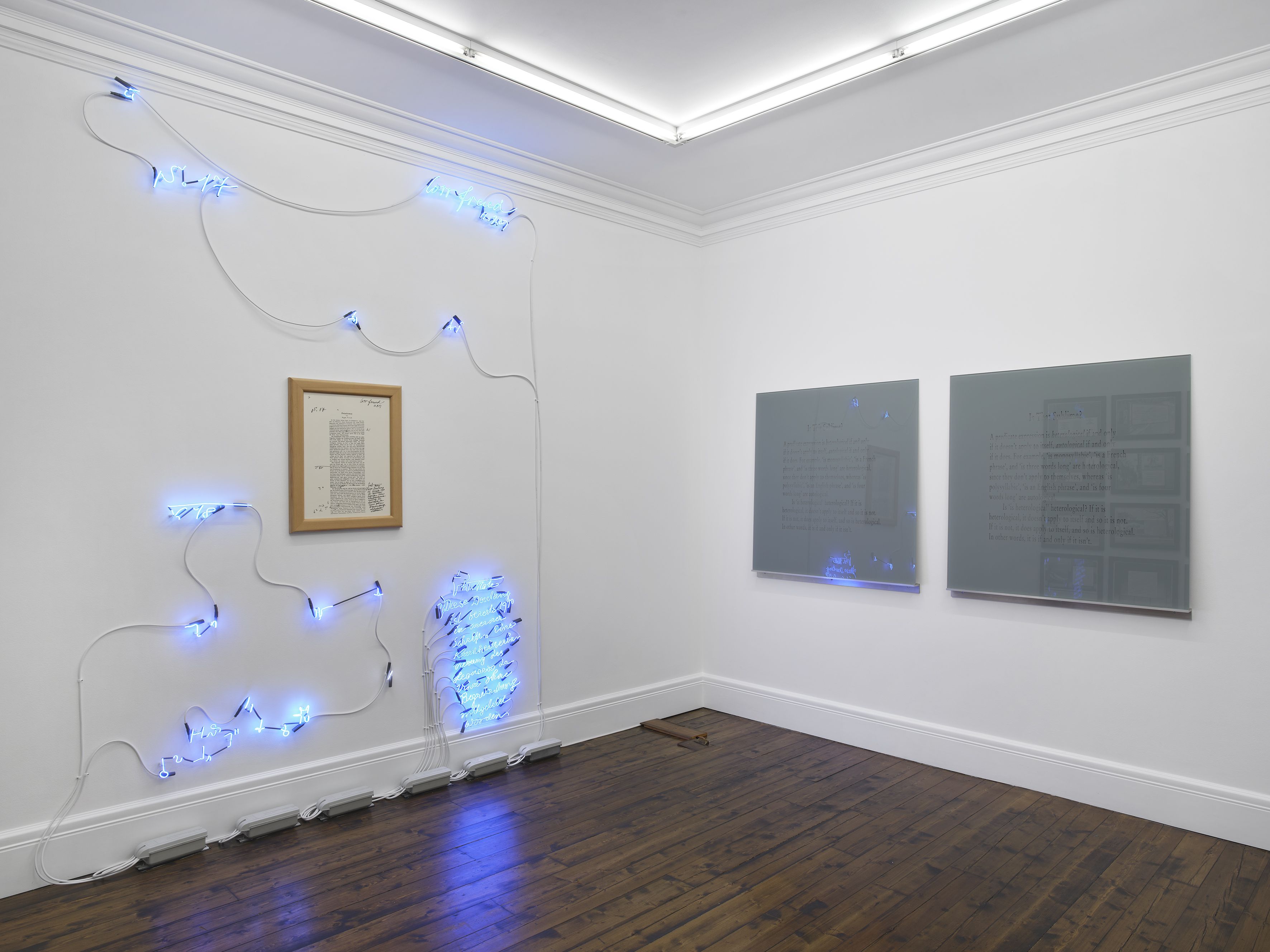 Joseph Kosuth, The Question at Sprüth Magers, photo 8
