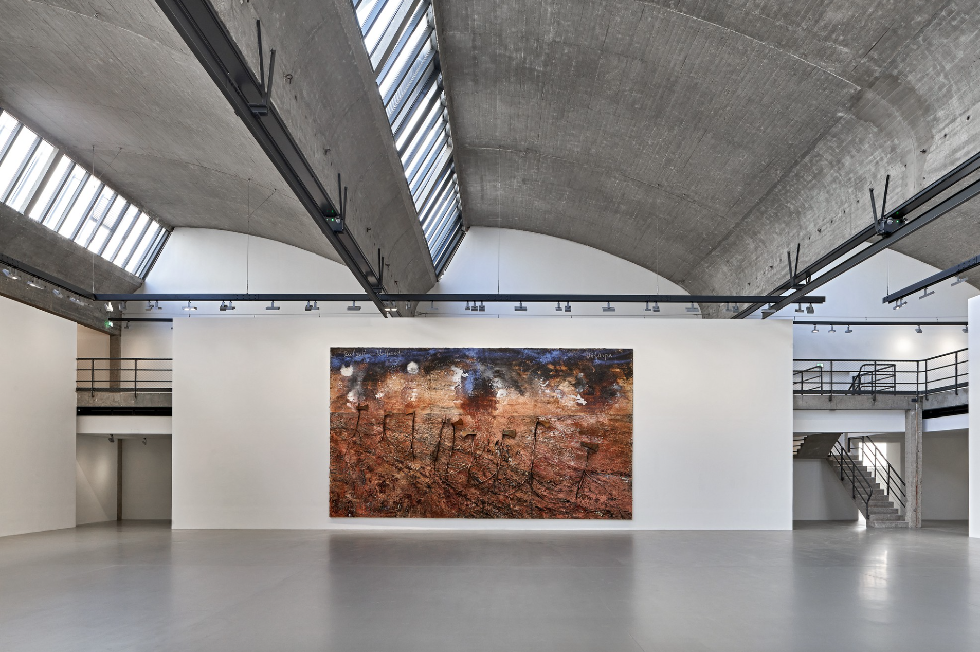 Anselm Kiefer, Field of the Cloth of Gold at Gagosian, photo 2