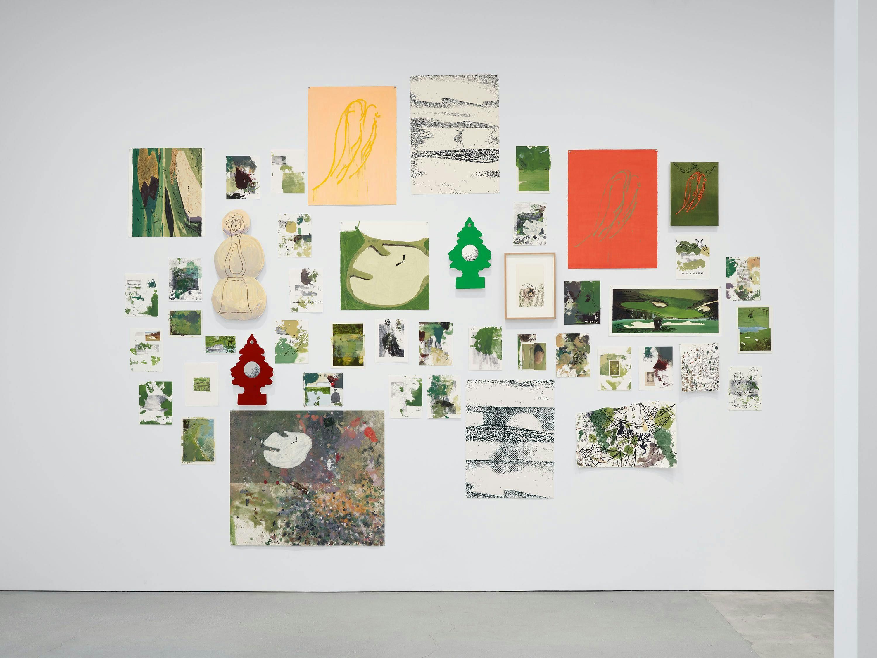 Nate Lowman, Parking at David Zwirner, photo 7